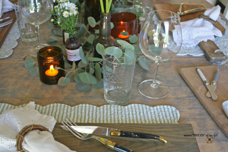 rustic & casual summer table