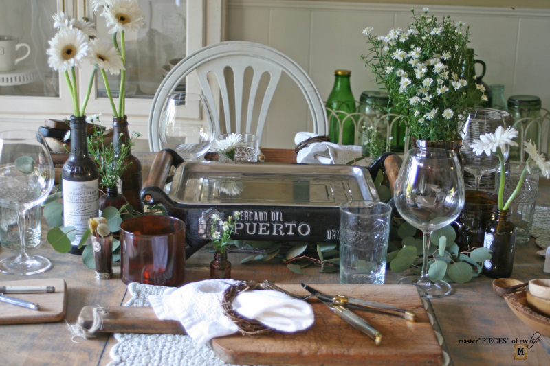 rustic & casual summer table