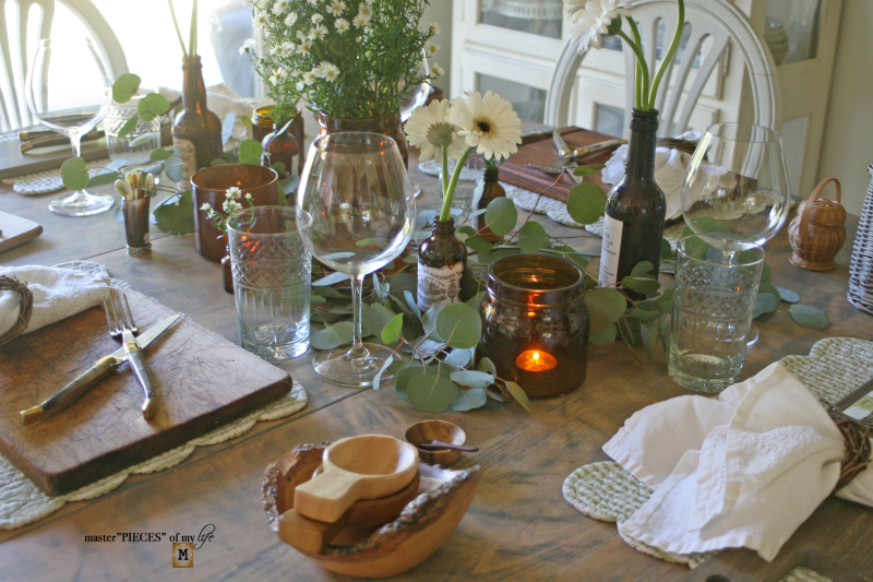 rustic & casual summer table