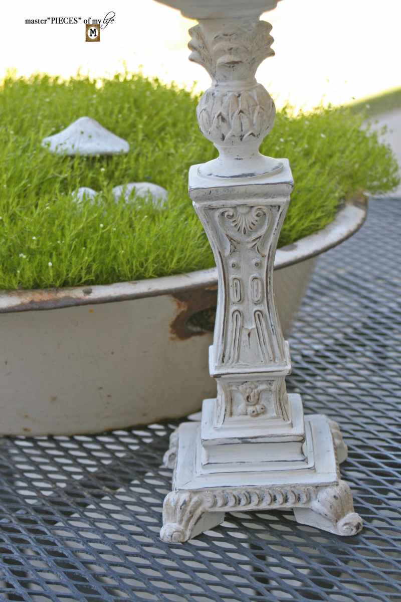 Faux cast iron candlestick5