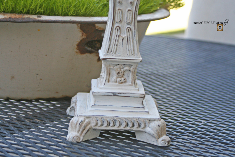 Faux cast iron candlestick6