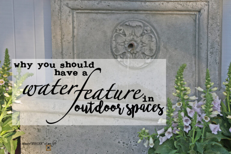 why you should have a water feature in outdoor spaces