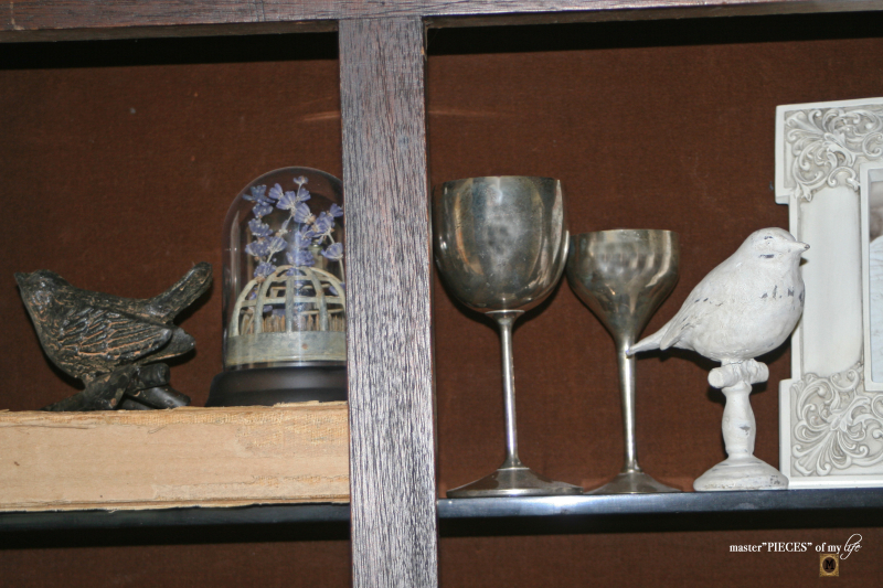 Spring decor on secretary desk 7