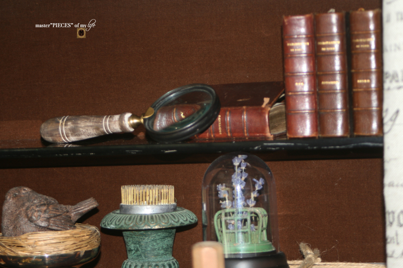 Spring decor on secretary desk 6