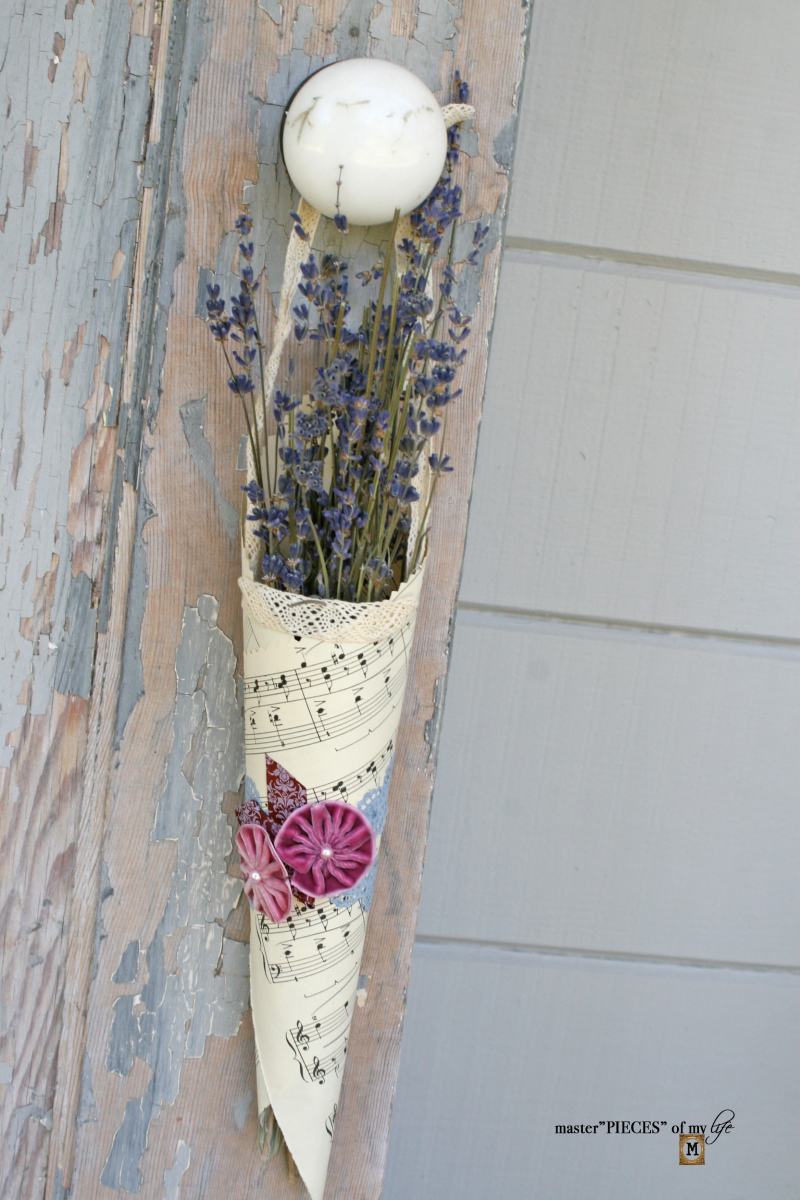 Floral cone bouquets DIY 6