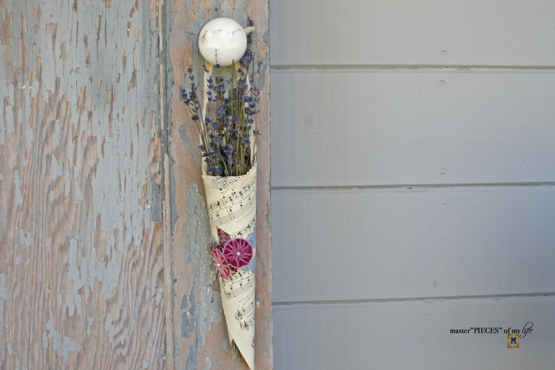 Floral cone bouquets DIY 7