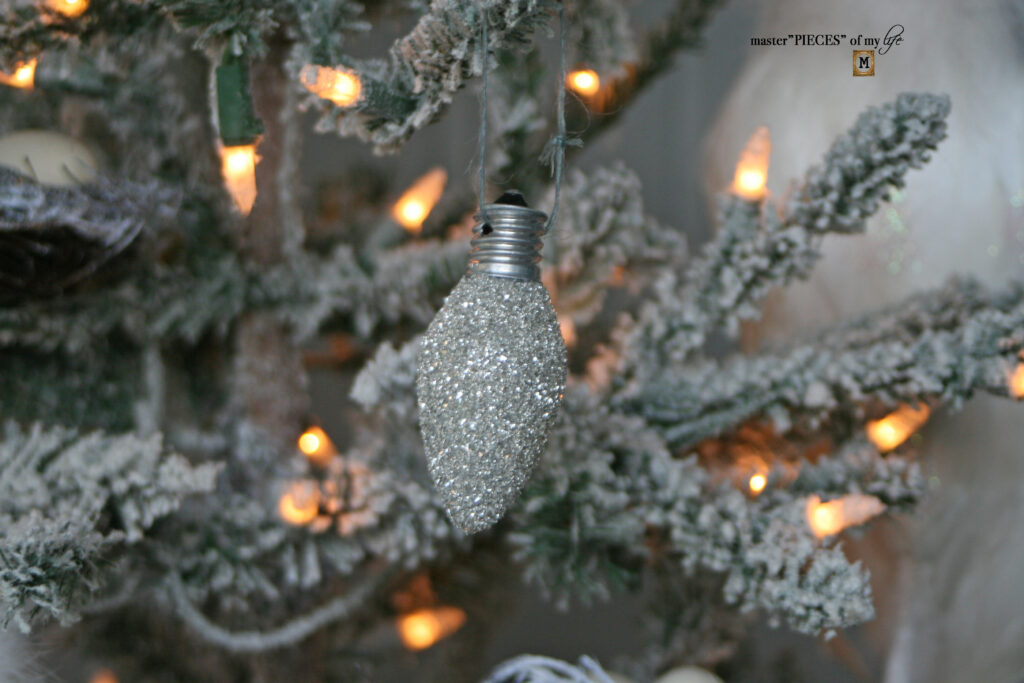 German glass glitter ornaments