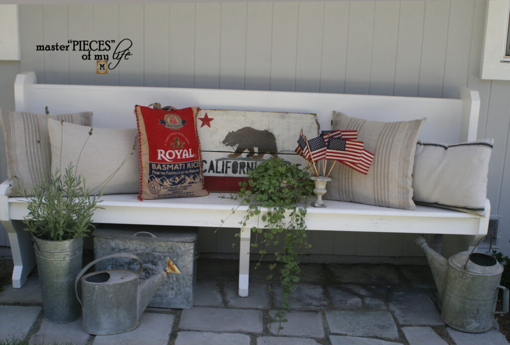 patriotic church pew