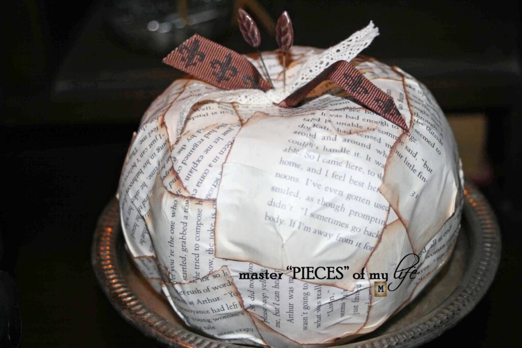 book page pumpkin