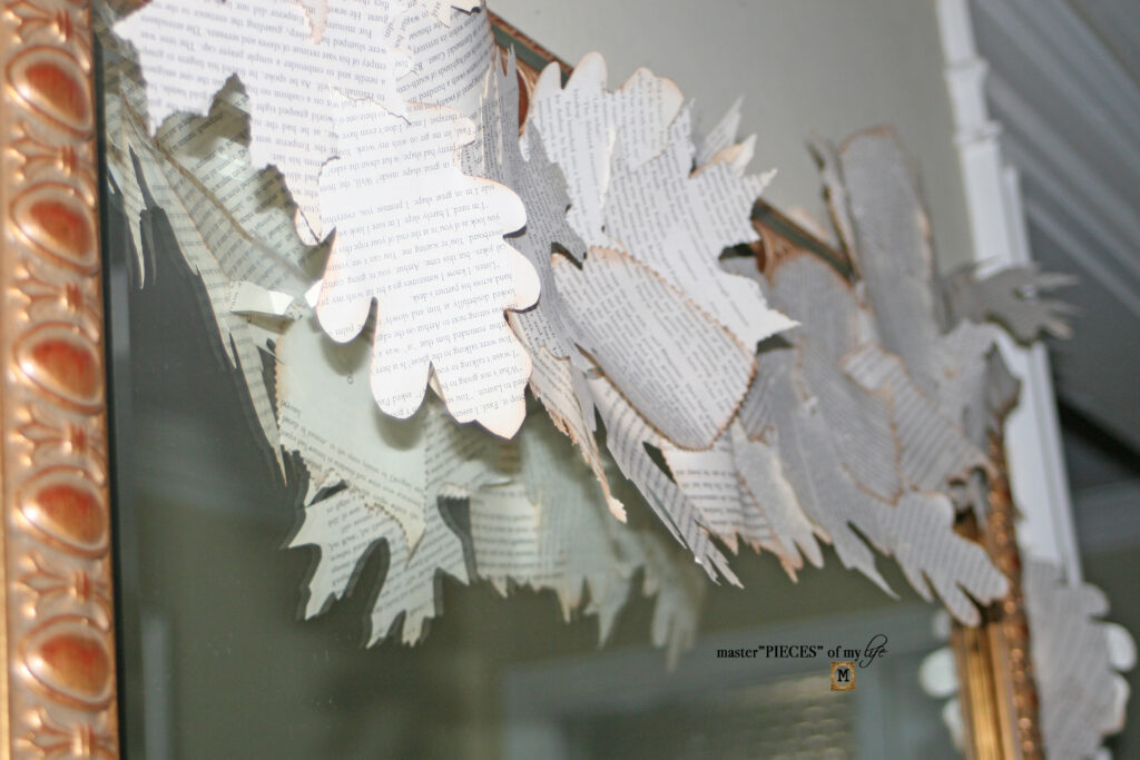 paper leaves craft