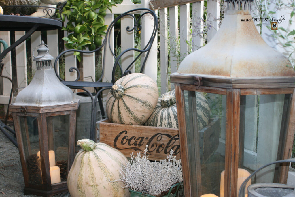 Pretty perch in tthe garden 3 autumnal decor