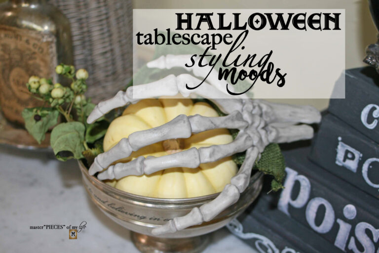 Halloween tablescape styling  moods