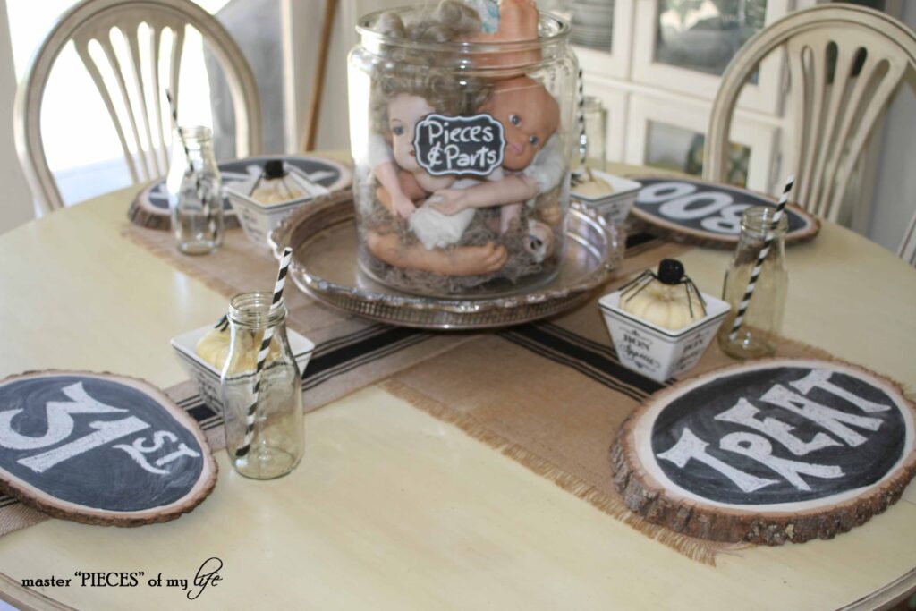 halloween tablescape fun
