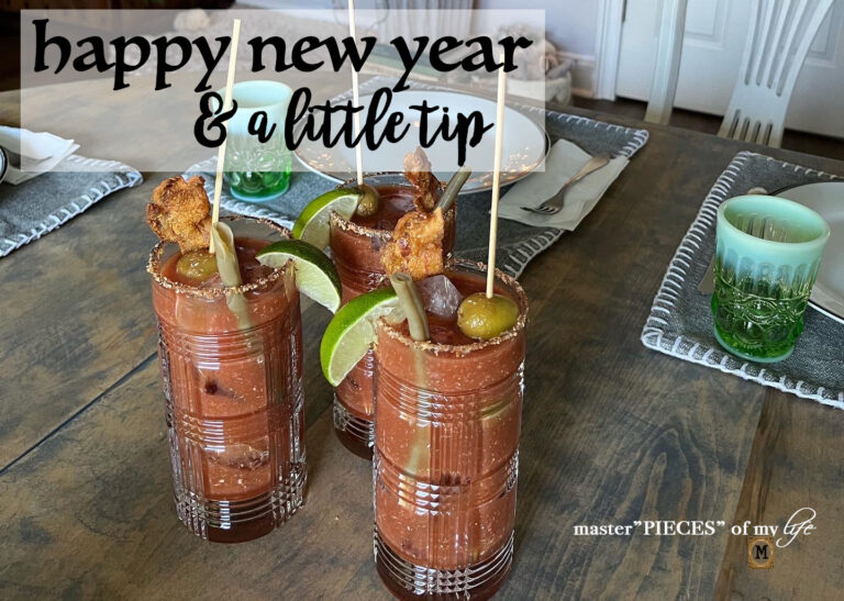 happy new year & a little tip