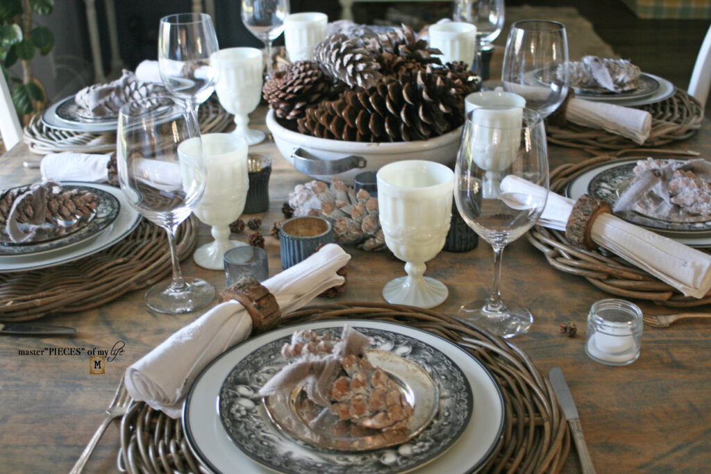 pine cone table