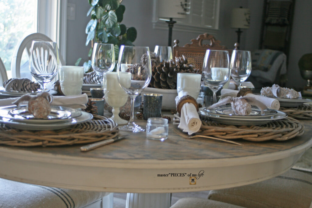 pine cone table design