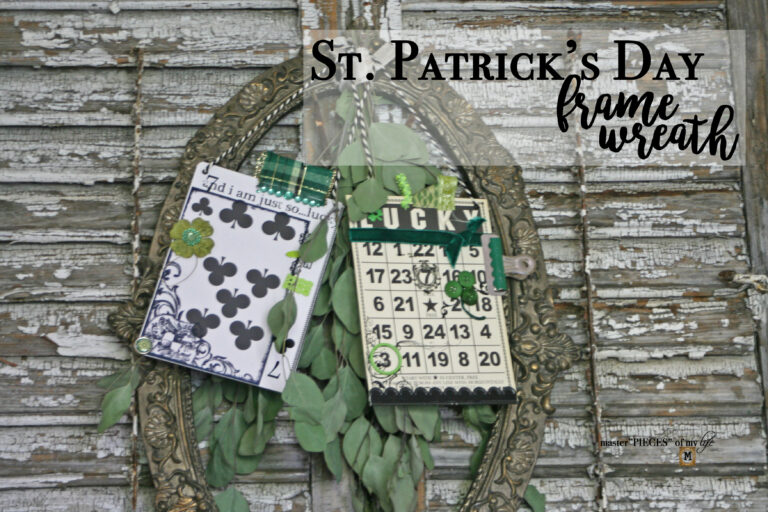 St. Patrick’s day frame wreath