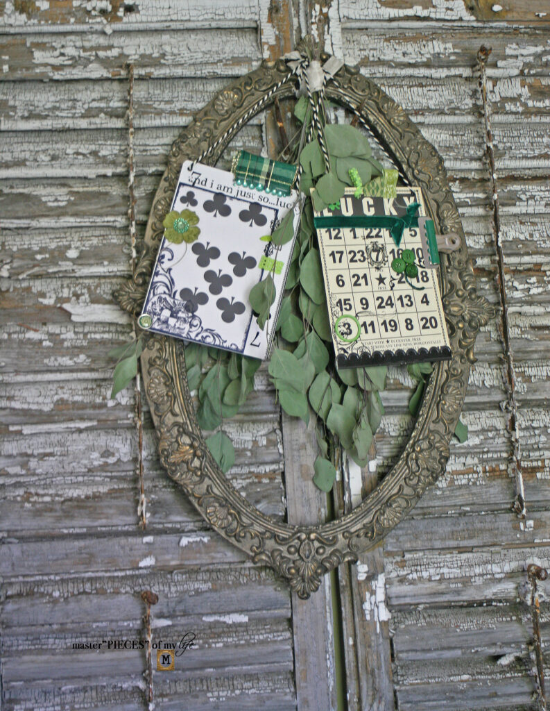 St. Patrick's Day frame wreath