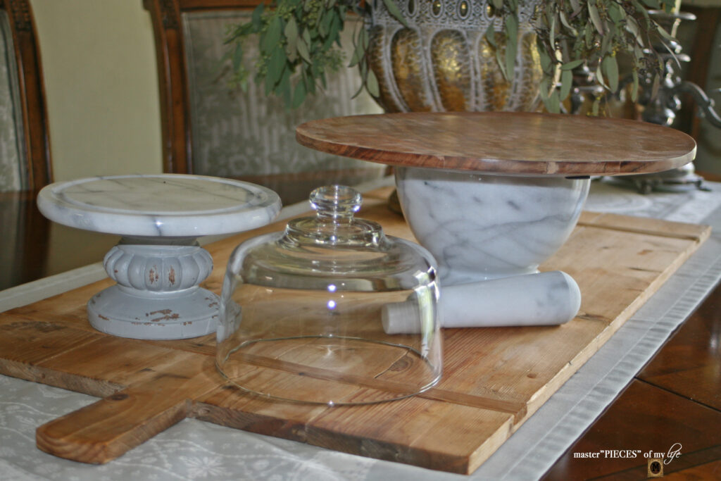 pedestal plates stands DIY top post