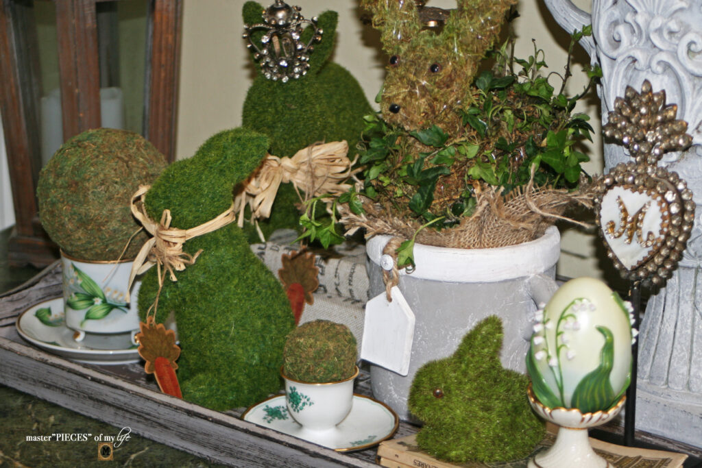 Easter on a tray decor