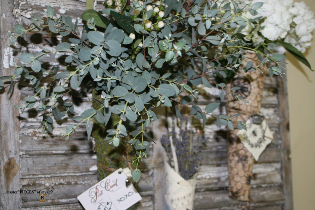 floral cone bouquet DIY
