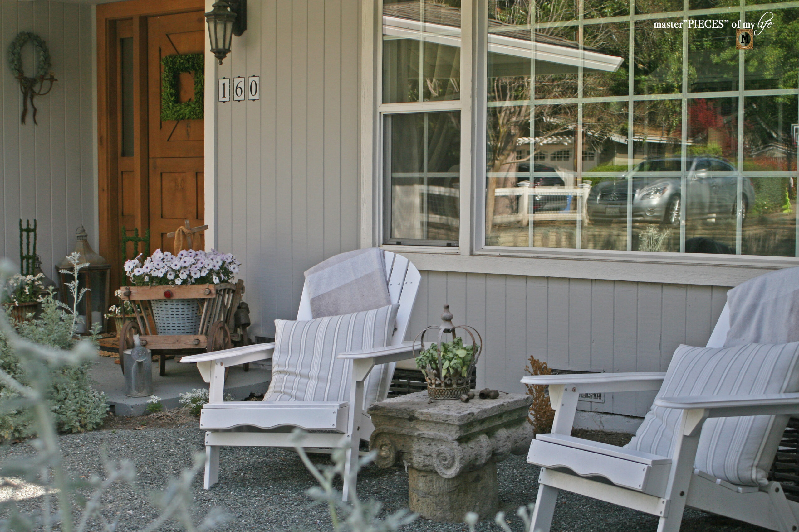 Outdoor Room: front sitting area