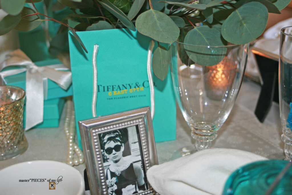 breakfast at tiffany's tablescape