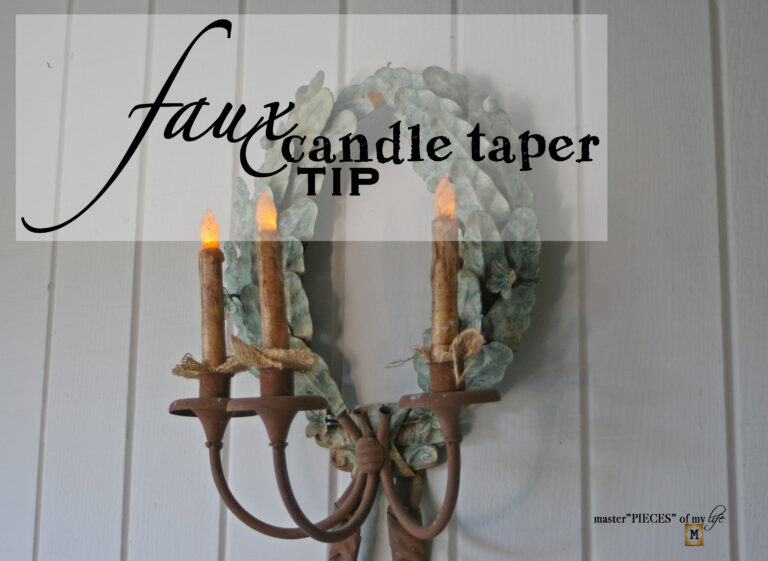 faux candle tip