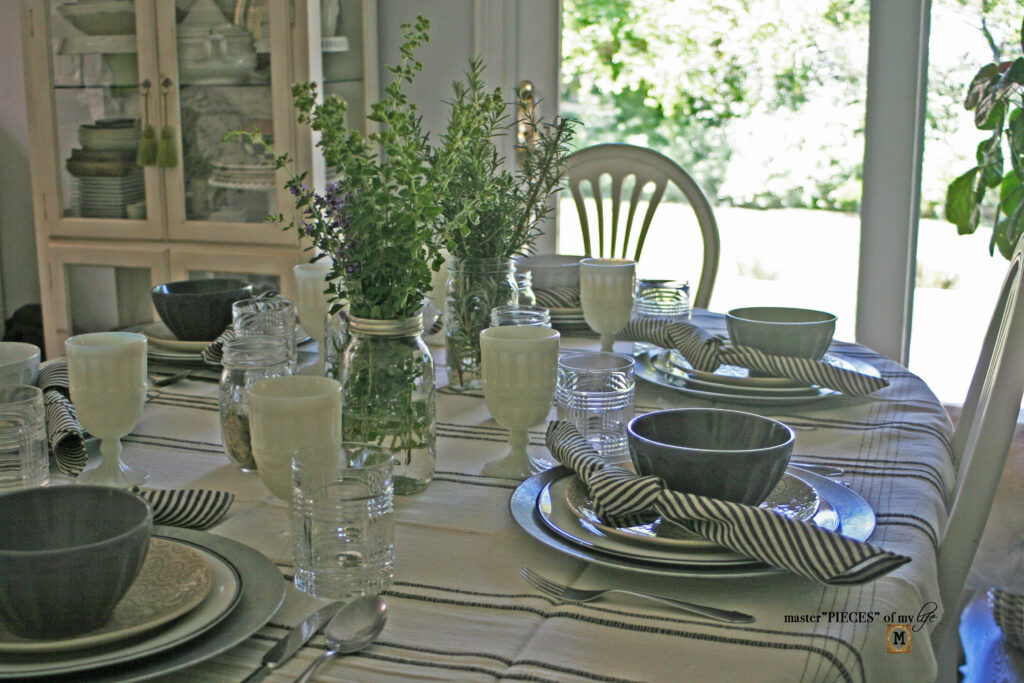 bohemian tablescape