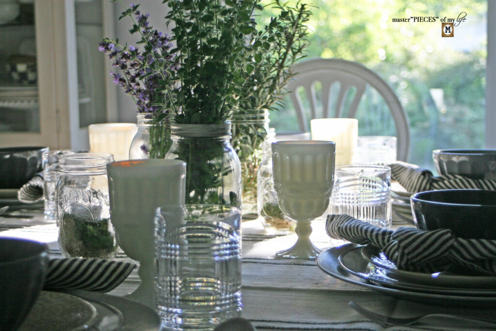 bohemian tablescape