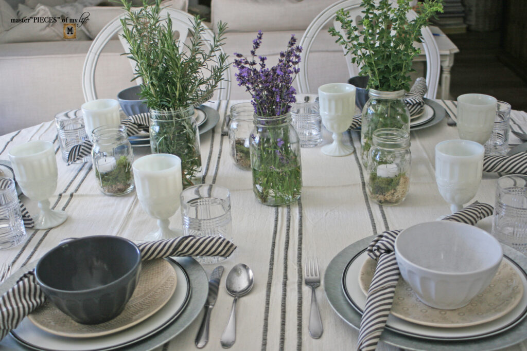 bohemian tablescape