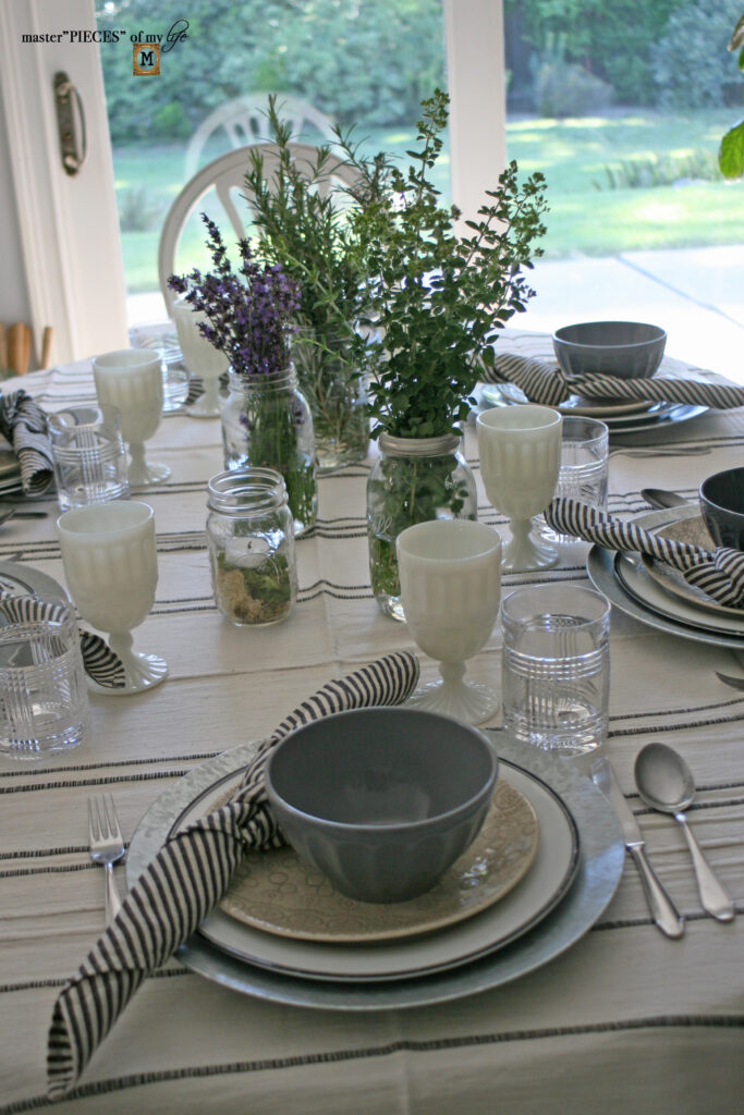 bohemian tablescape