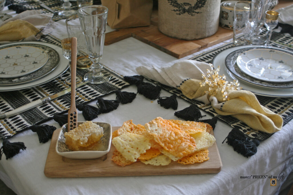 honeycomb cheesy cracker appetizer