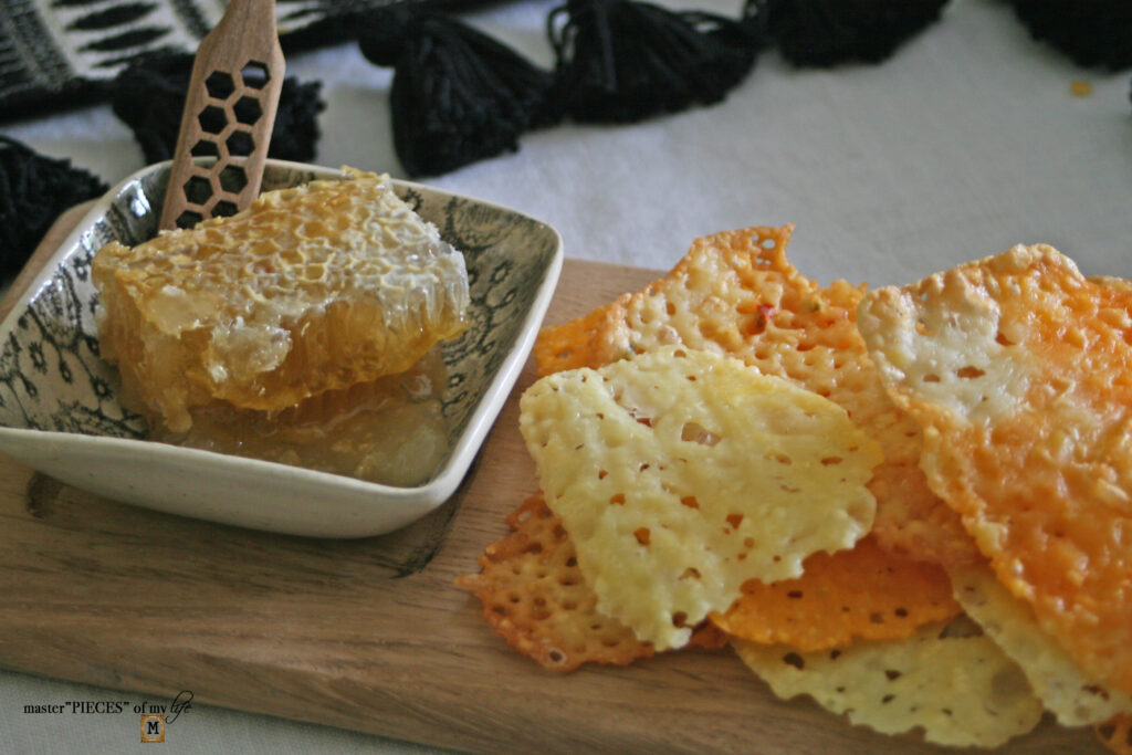 honeycomb cheesy cracker appetizer