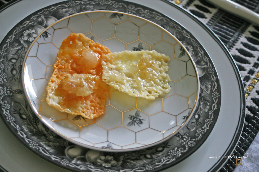 honeycomb cheesy cracker top post
