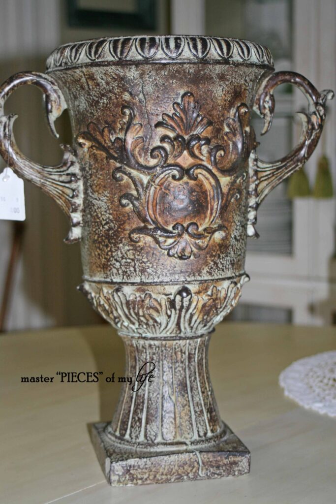 thrifted urn up-cycle