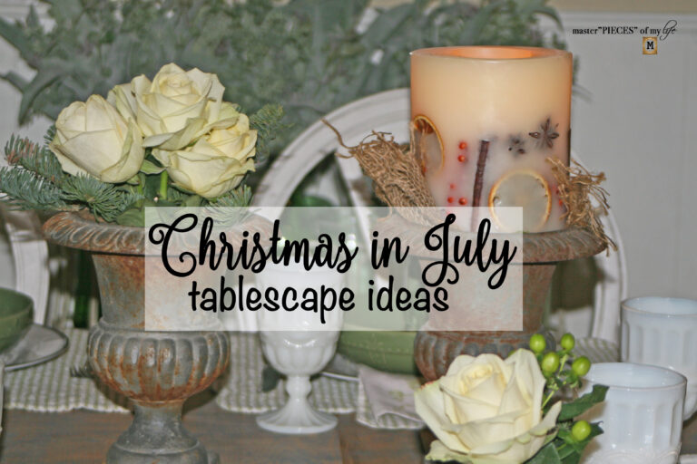 Christmas in July tablescape ideas