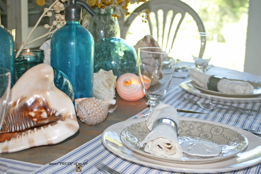 coastal tablescape