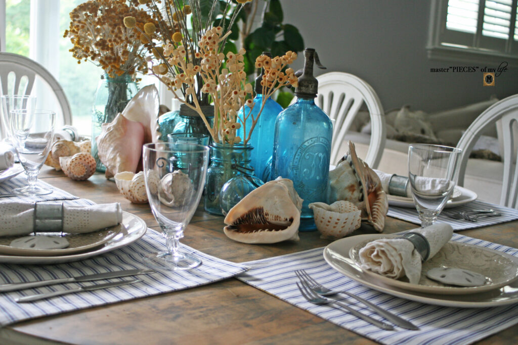 coastal tablescape