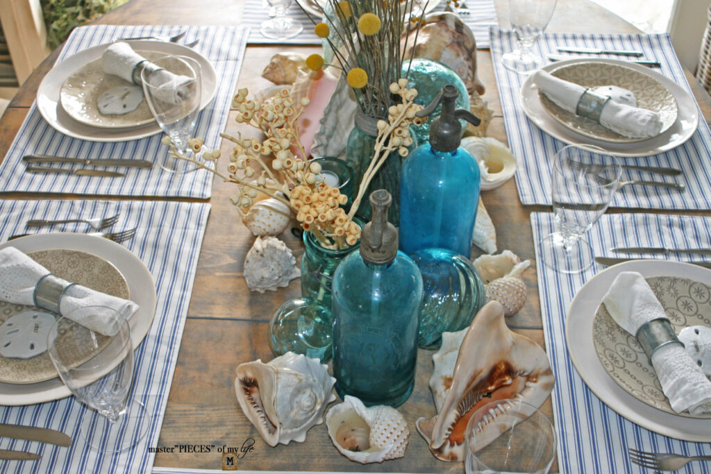 coastal tablescape