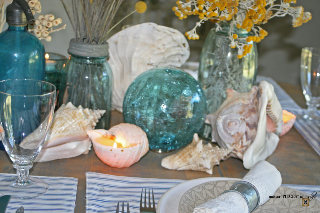 coastal tablescape