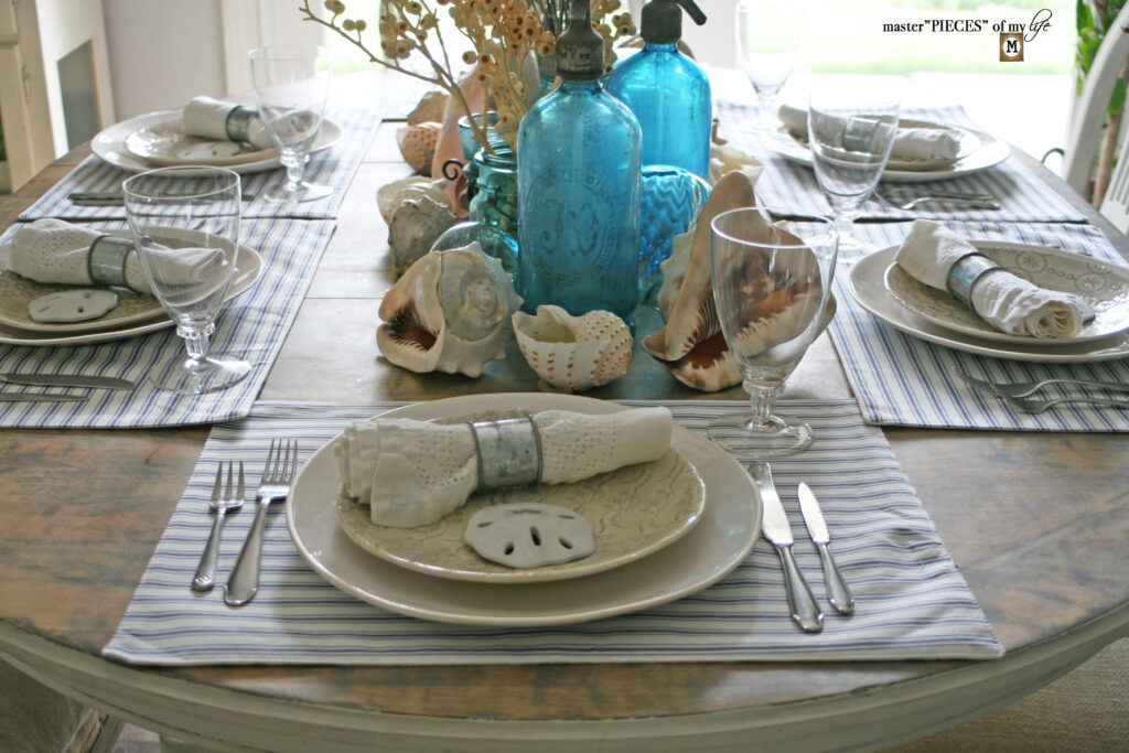 coastal tablescape