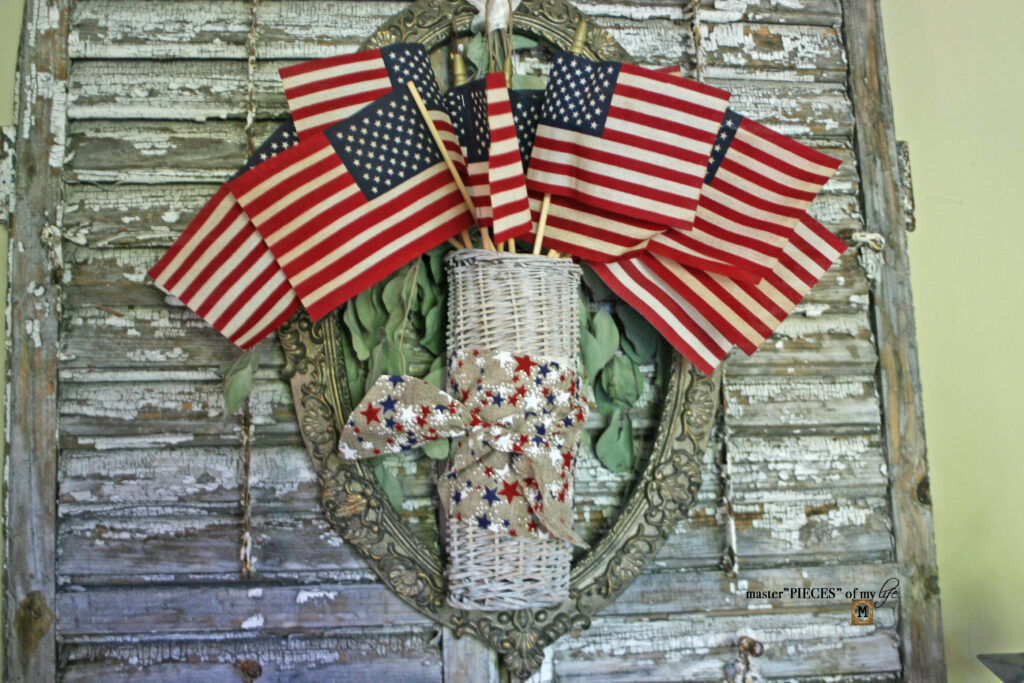 patriotic frame wreath