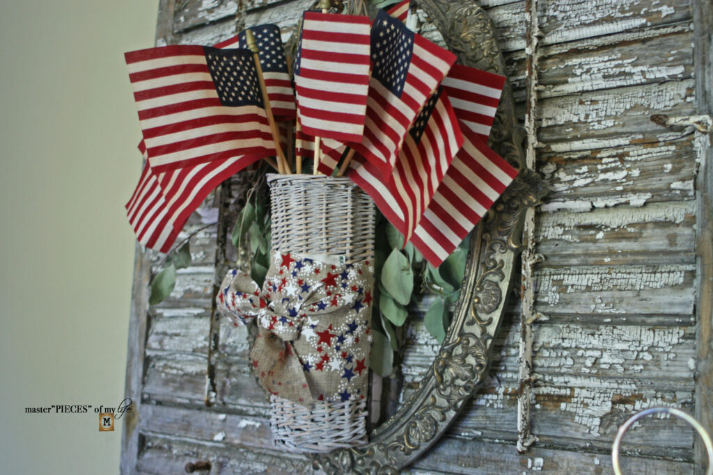 patriotic frame wreath