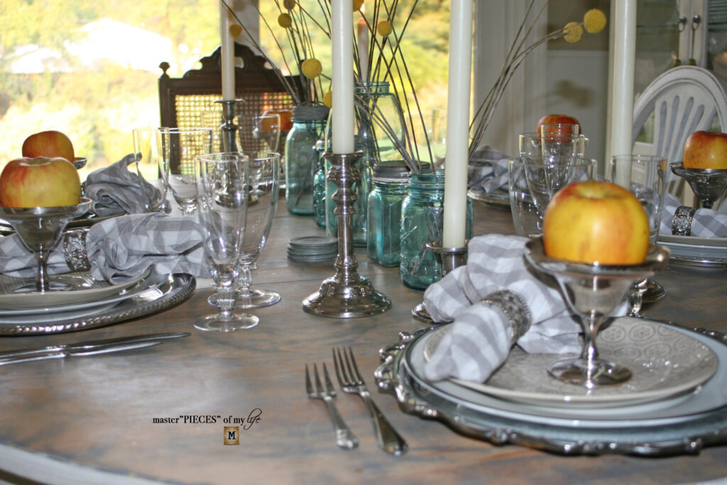 early fall tablescape