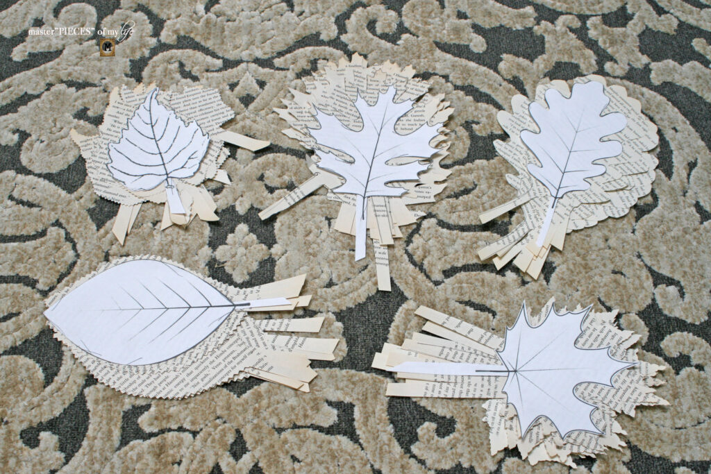 leaf garland DIY