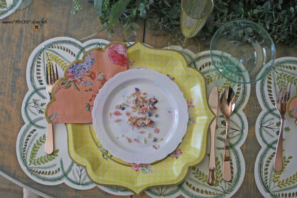 pretty paper table top styling