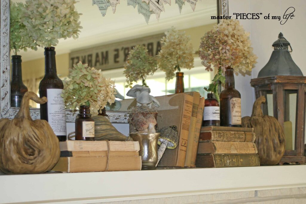 woodland fall mantel styling