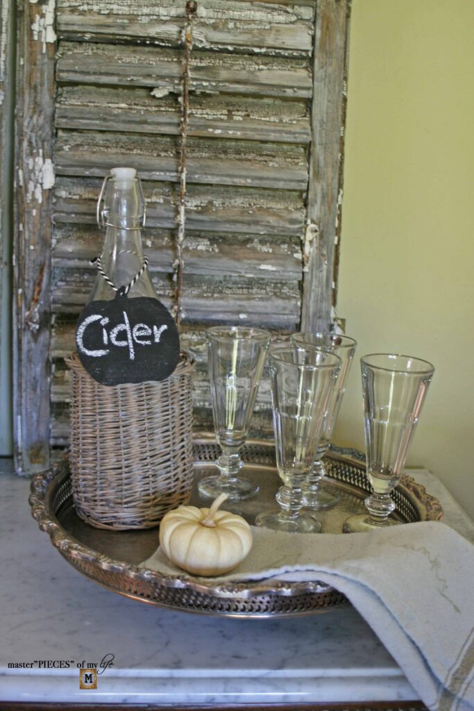 chalkboard pumpkin DIY