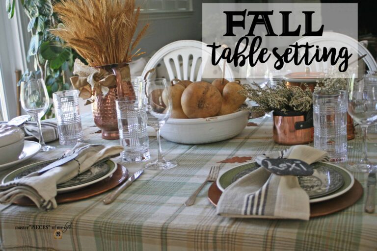 Fall Table Setting